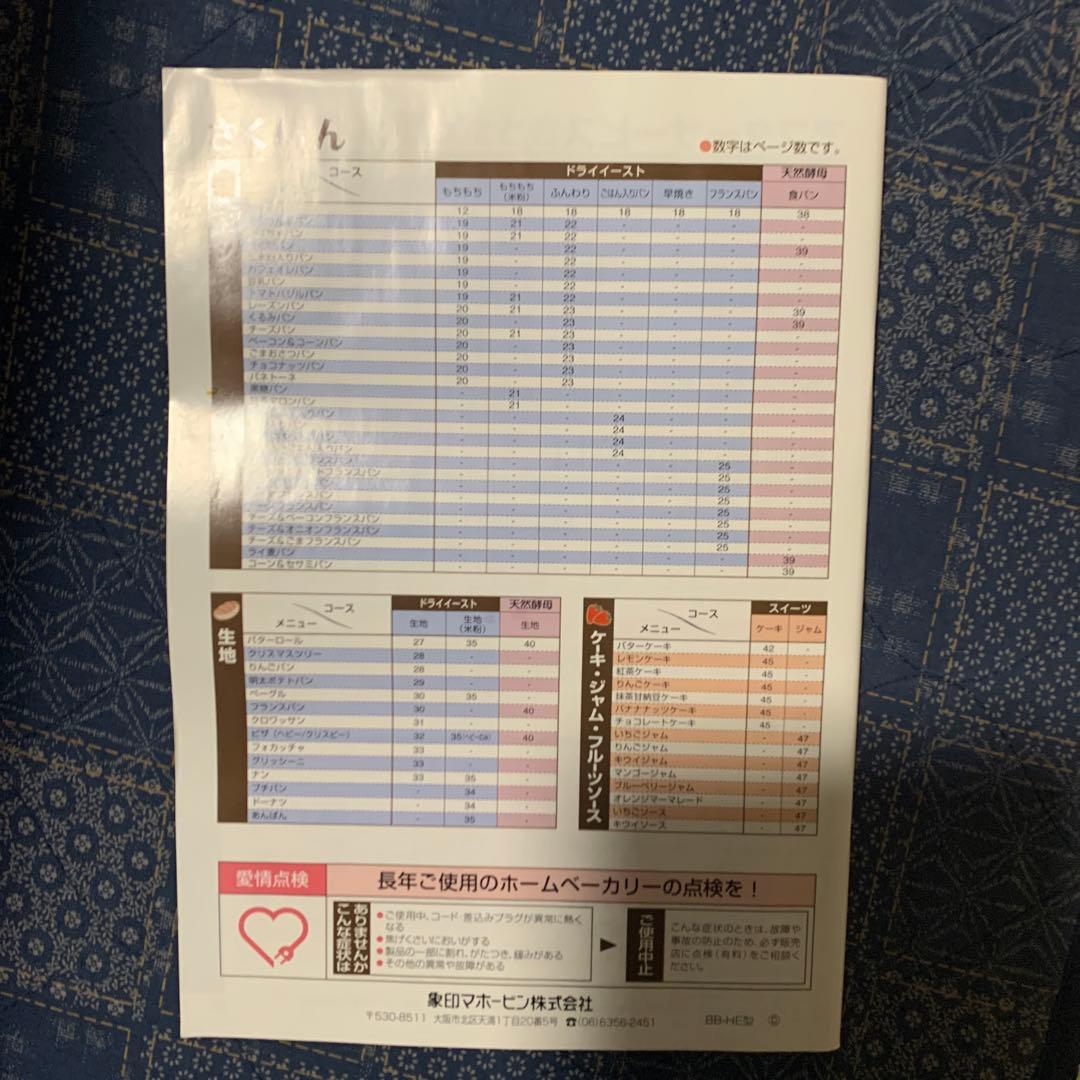 Zojirushi ホームベーカリー BB-HE10