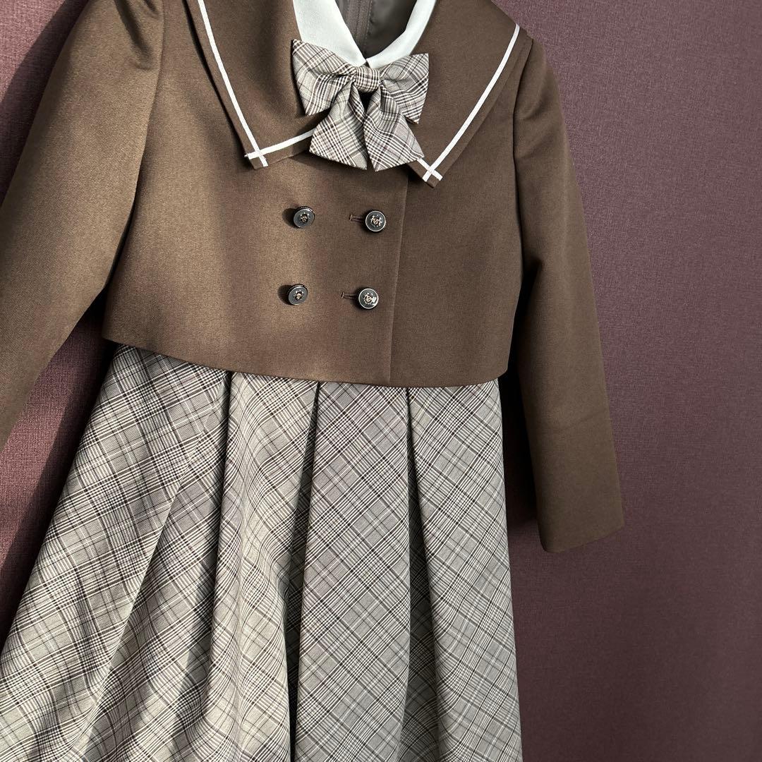 ★美品★ワルツbyビームスフォーマル　入学式アンサンブルスーツ