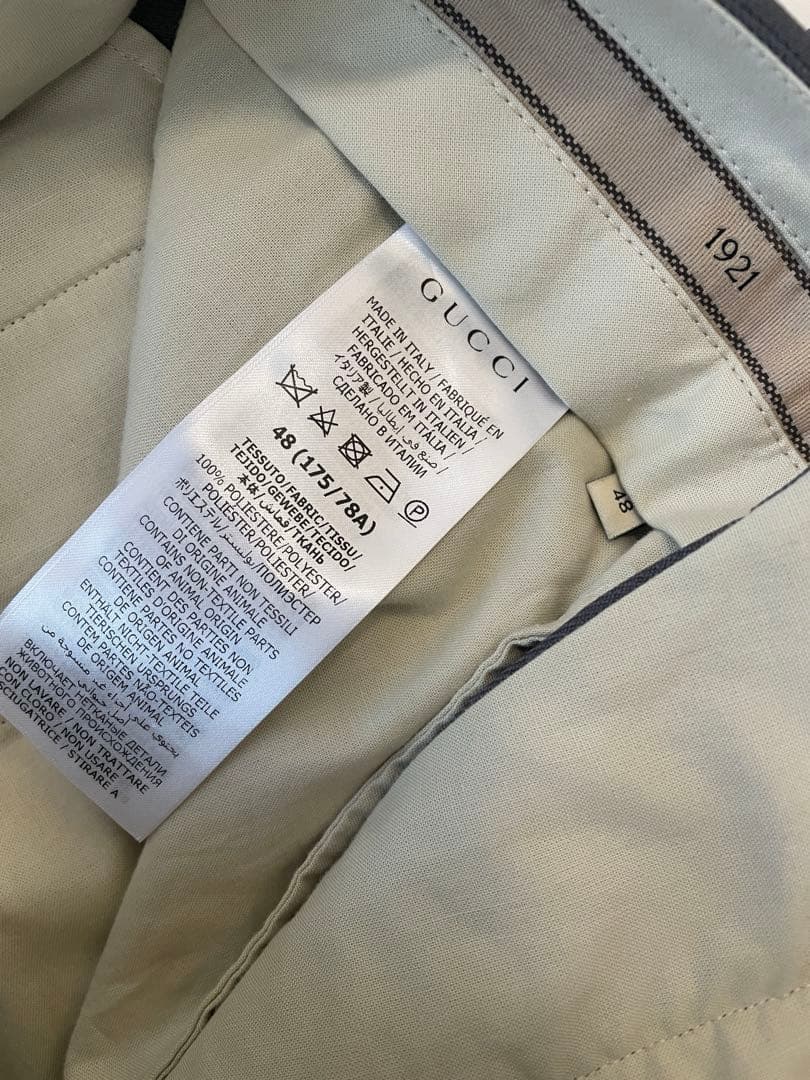 gucci フレア ストレート パンツ