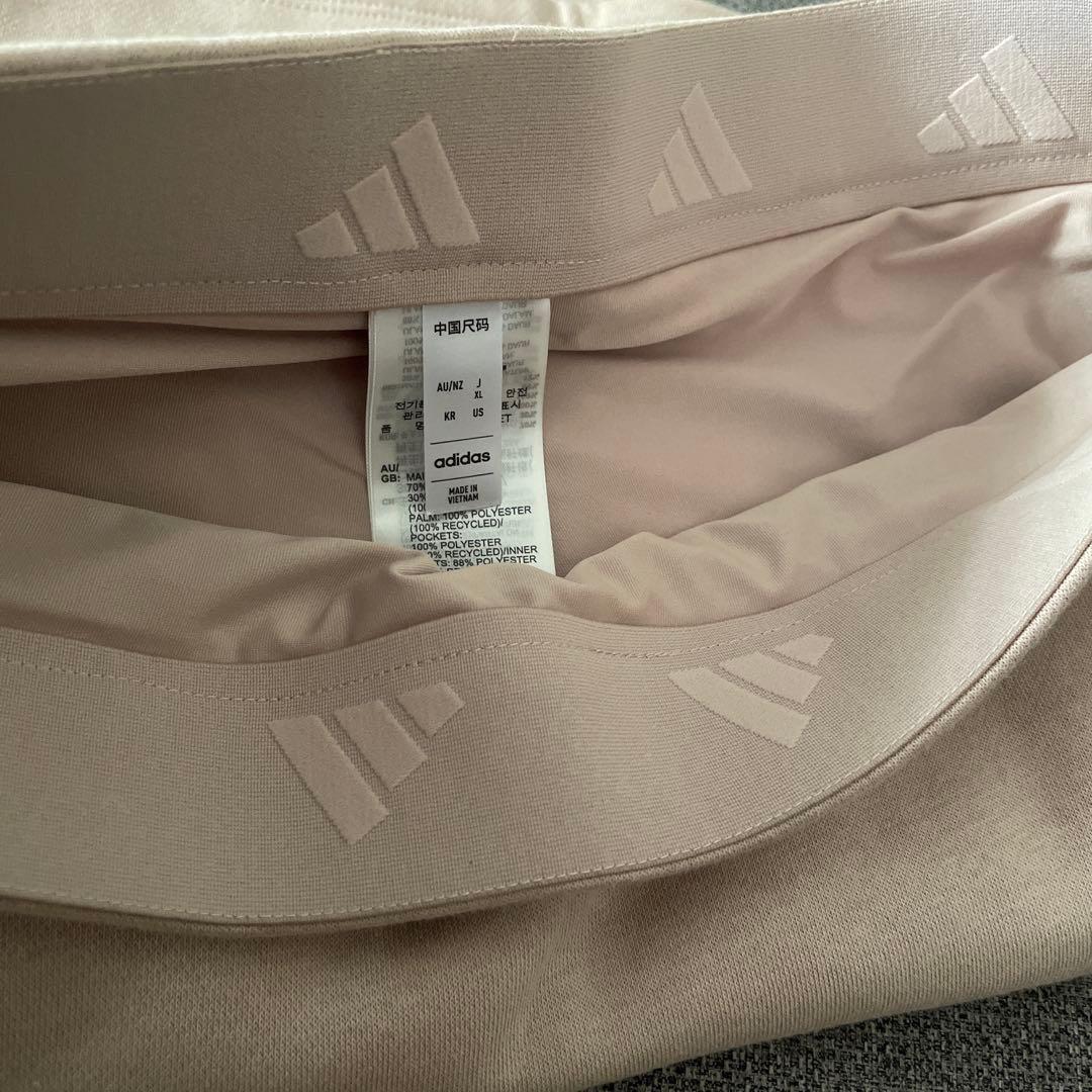 アディダスゴルフ　長袖トレーナー&スカート裏起毛セットアップ　スリーライン