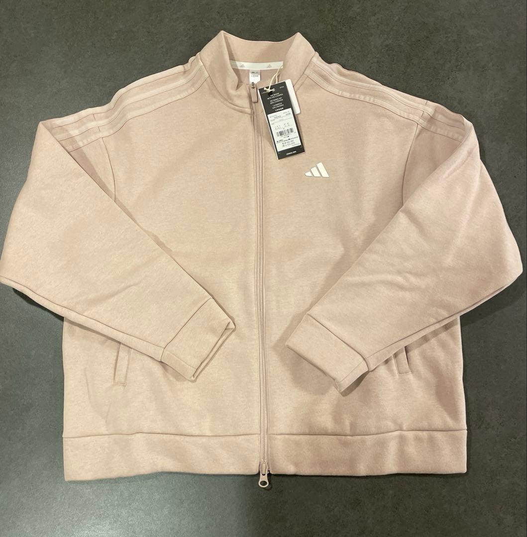 アディダスゴルフ　長袖トレーナー&スカート裏起毛セットアップ　スリーライン