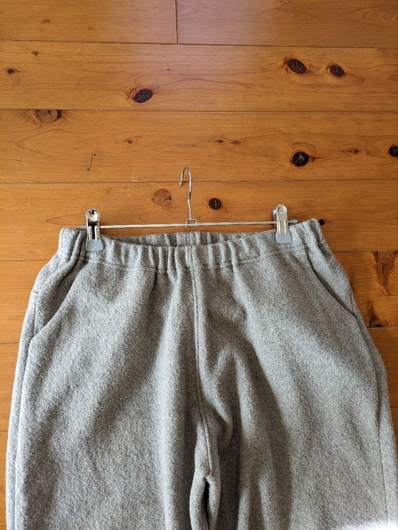 2021年　evam evaプレスウールパンツサイズ２　モカ