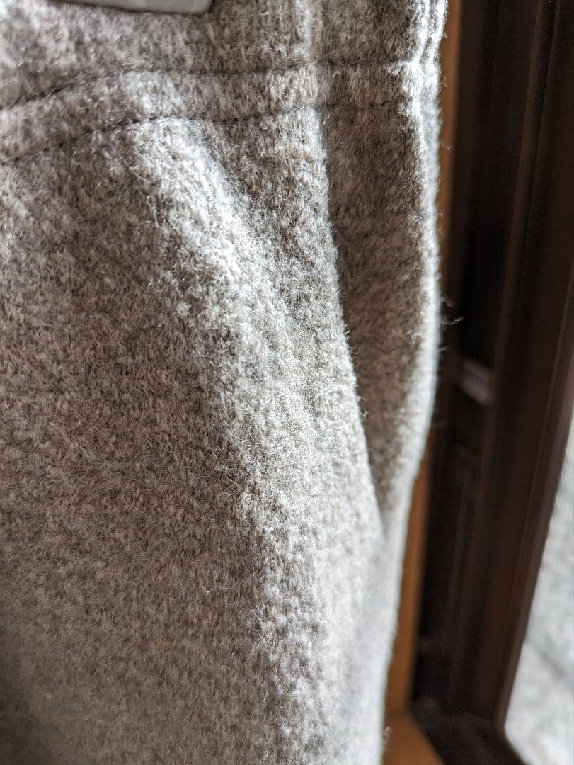 2021年　evam evaプレスウールパンツサイズ２　モカ