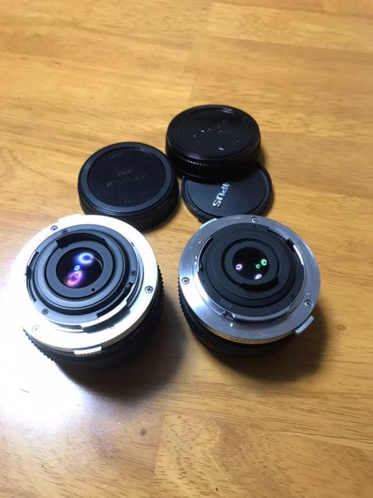 オリンパス ズイコーレンズ50mm/f3.5マクロ、35mm/f2.8 セット