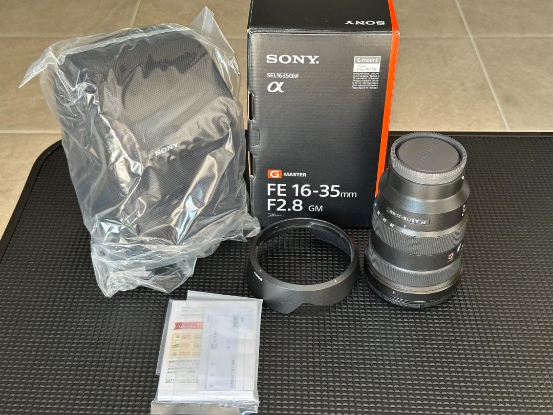 SONY FE 16-35mm F2.8 GM レンズ