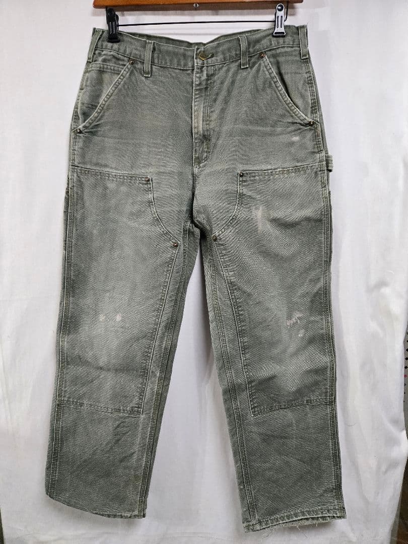 Carhartt カーハート ダブルニー Dungaree W34L32 カーキ