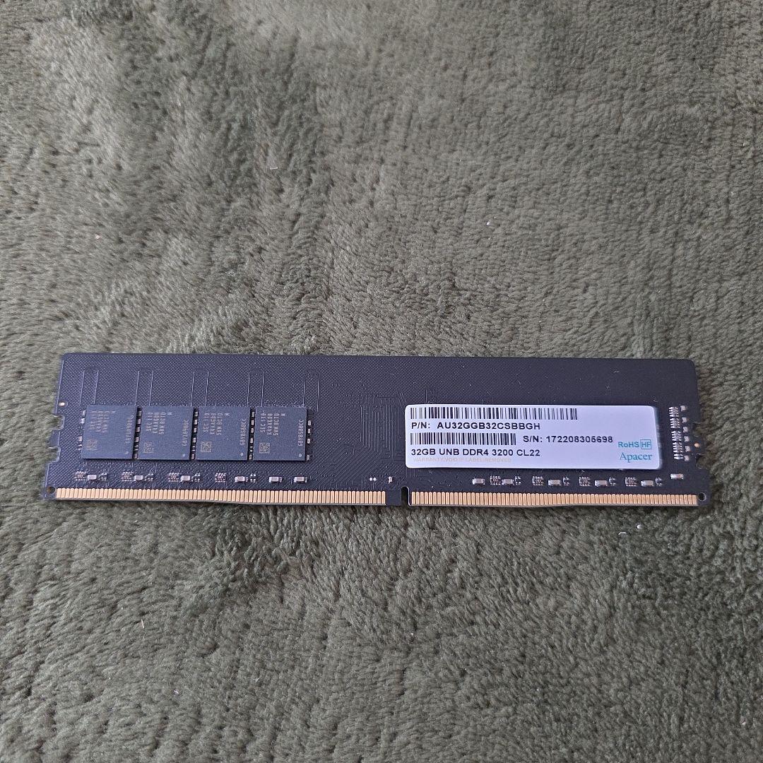 Apacer 32GB DDR4 3200/2400MHz CL22 メモリー