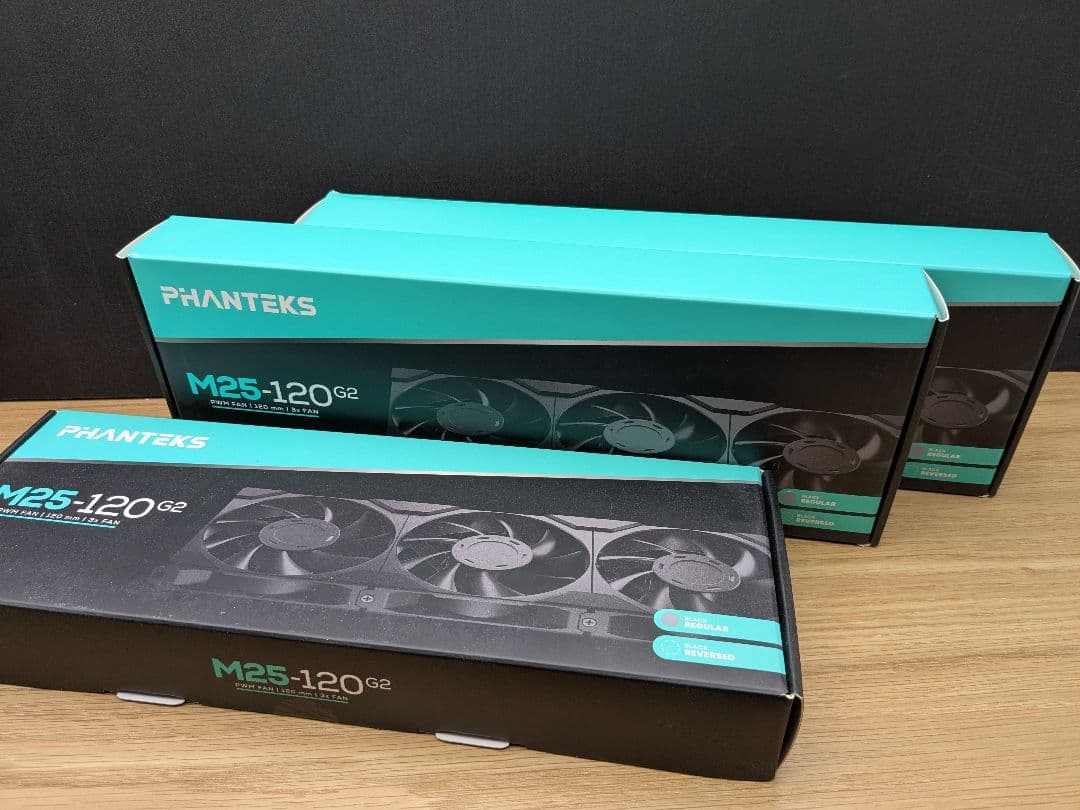 PHANTEKS ケースファン M25G2-120 3in1(x3) 計9基