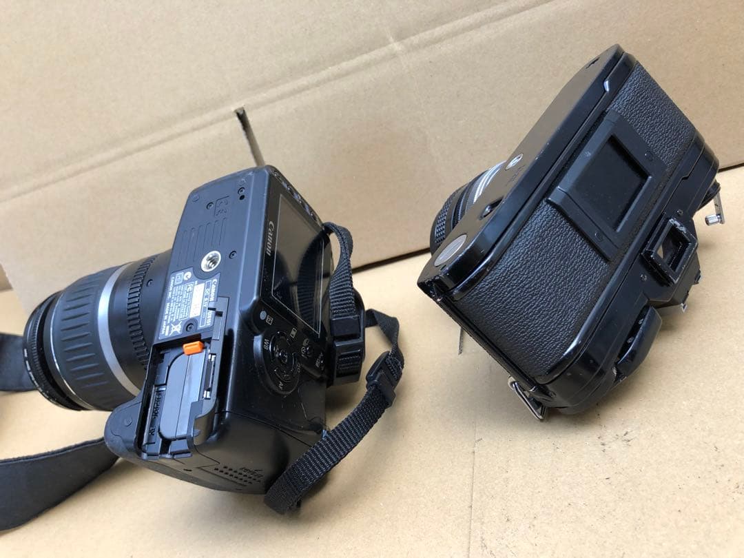 フィルムカメラ CANON AE-1 & Canon EOS Kiss Digital X