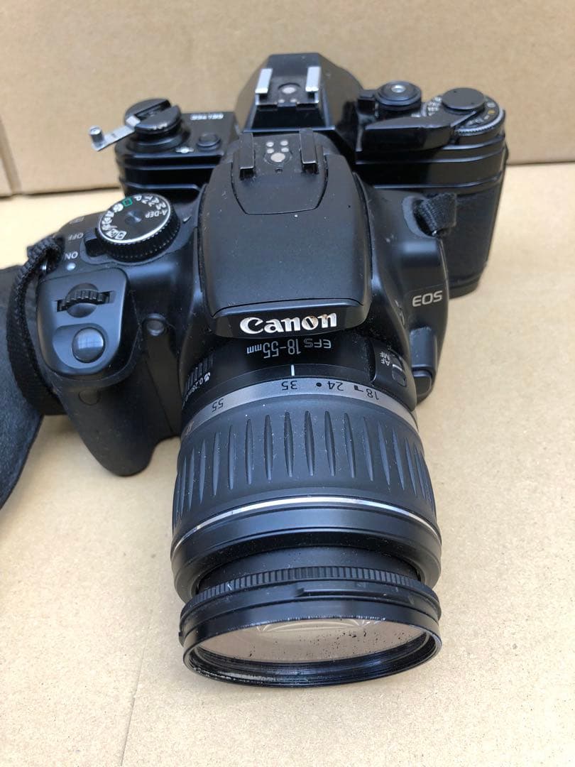 フィルムカメラ CANON AE-1 & Canon EOS Kiss Digital X