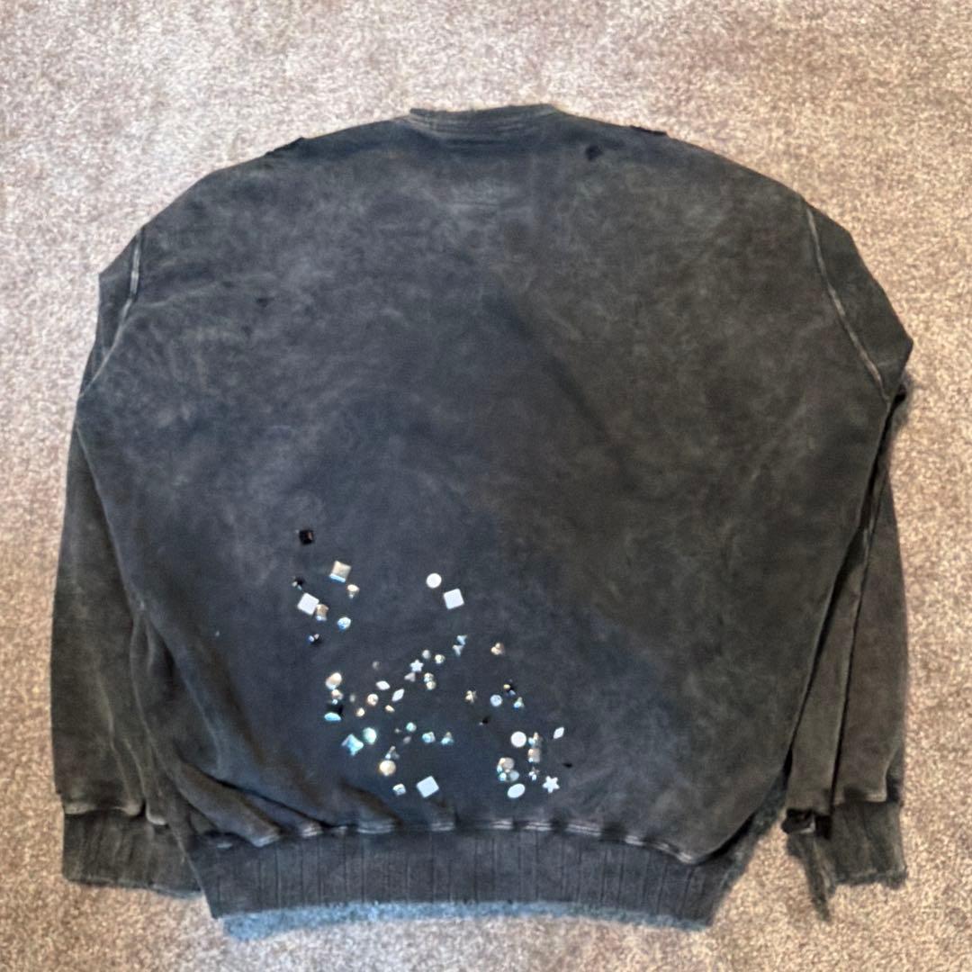 ミハラ ヤスヒロ　スタッズトリム　プルオーバー　46