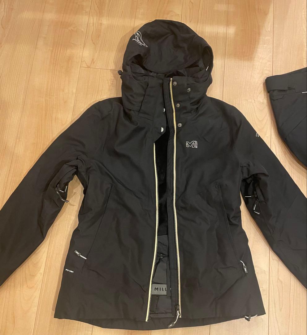 MILLET スノーボード・スキーウェア　上下セット 極美品　S ブラック