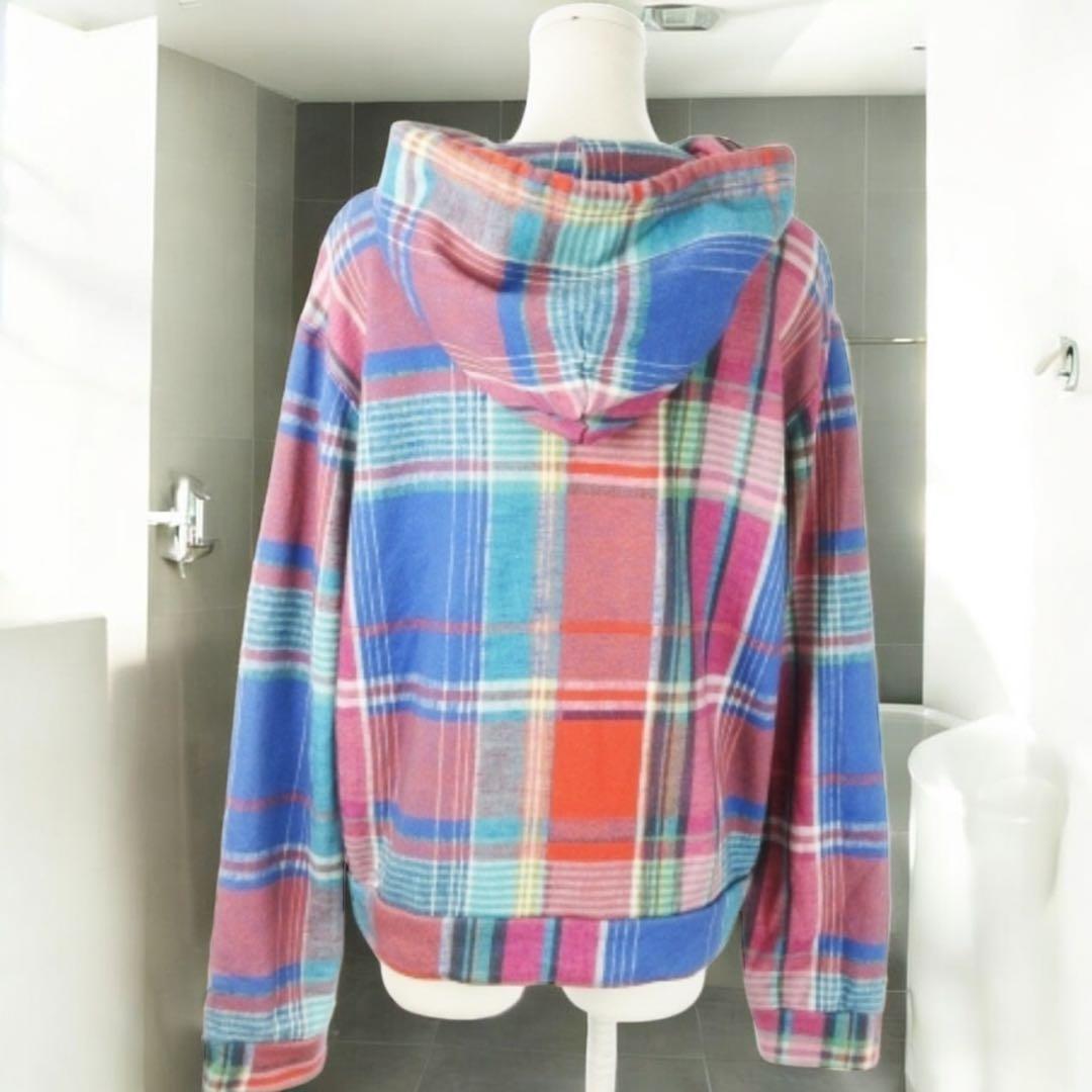 人気Polo Ralph Lauren チェック柄パーカーＬ