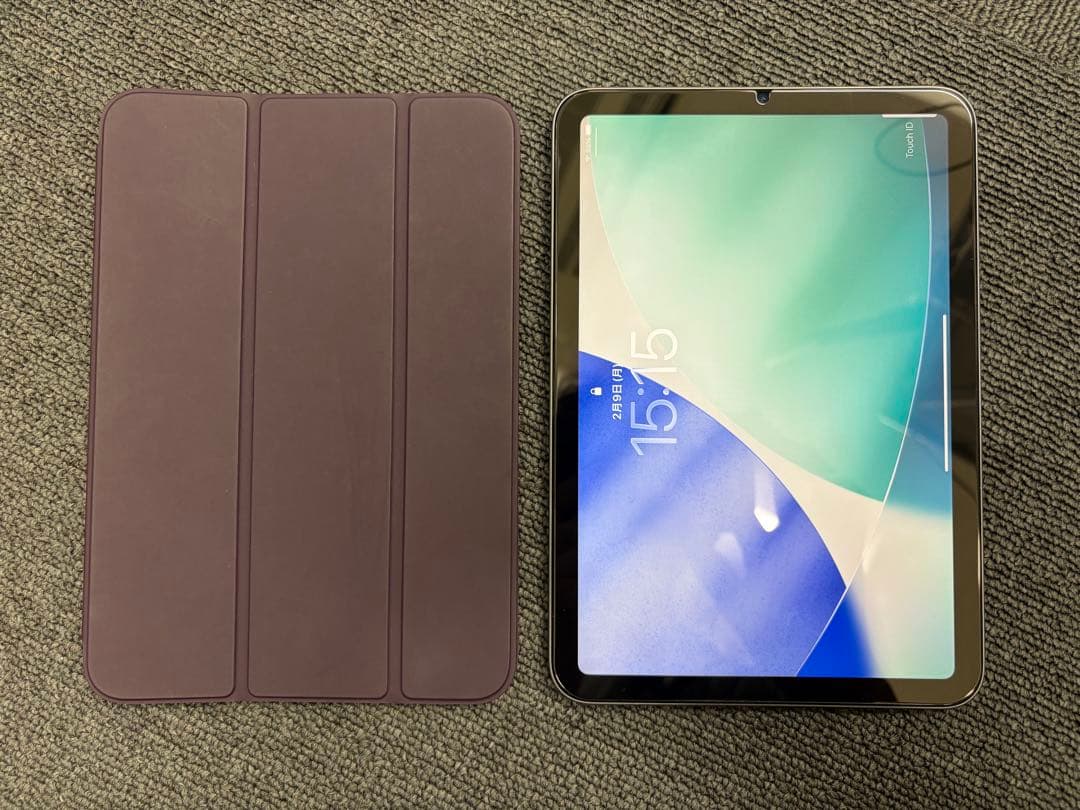 【極美品】iPad mini第6世代 256GB WiFIモデル純正カバー付