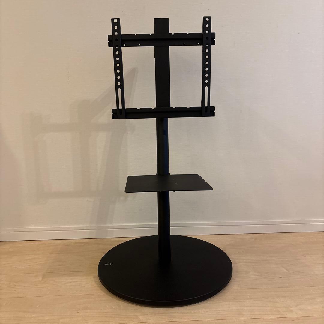 WALL A2 CASTER ロータイプ サテンブラック＋ゲーム機棚板