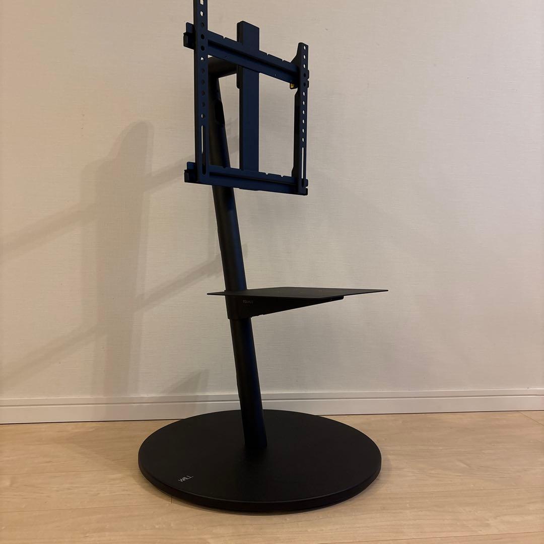 WALL A2 CASTER ロータイプ サテンブラック＋ゲーム機棚板