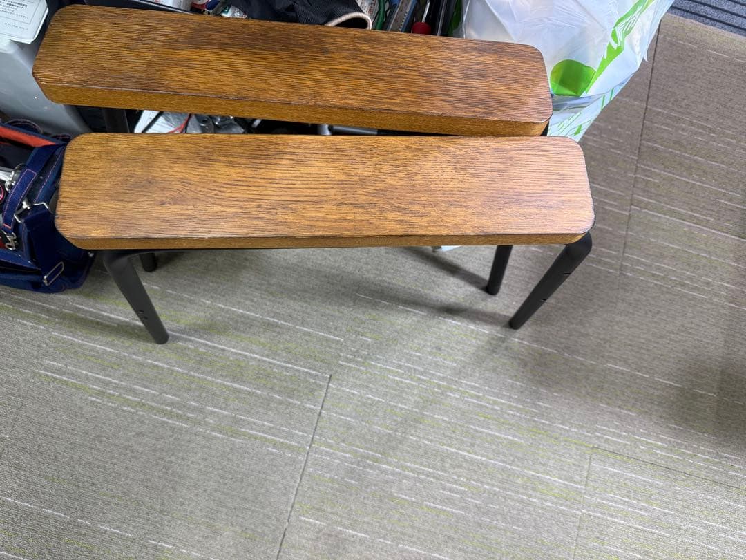 【超美品】ニトリ　2人用合皮ソファ　(Nシールド ステイン2KD DBR)