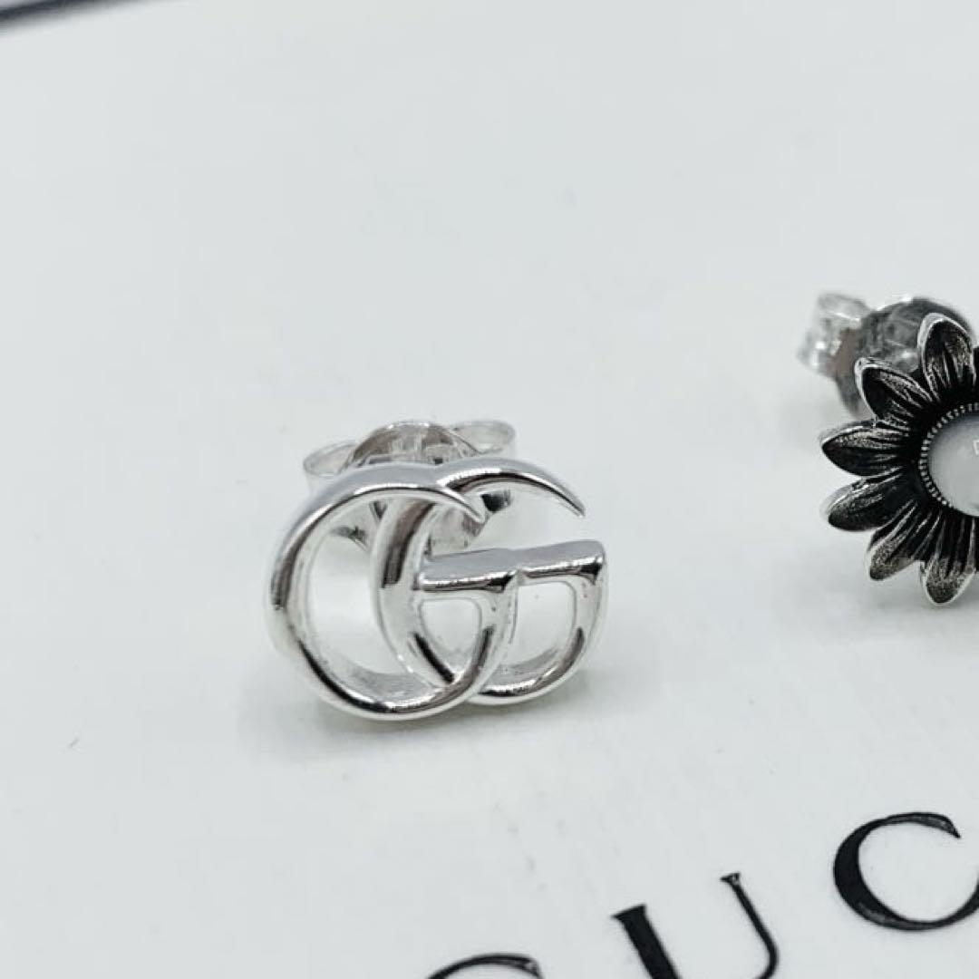 【超美品/レア】ピアス　インターロッキングG　ダブルGピアスのみ　片耳