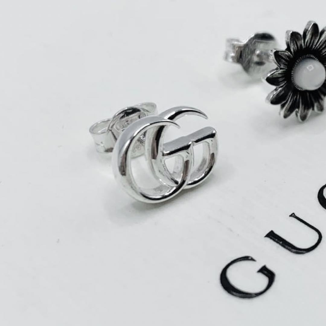 【超美品/レア】ピアス　インターロッキングG　ダブルGピアスのみ　片耳