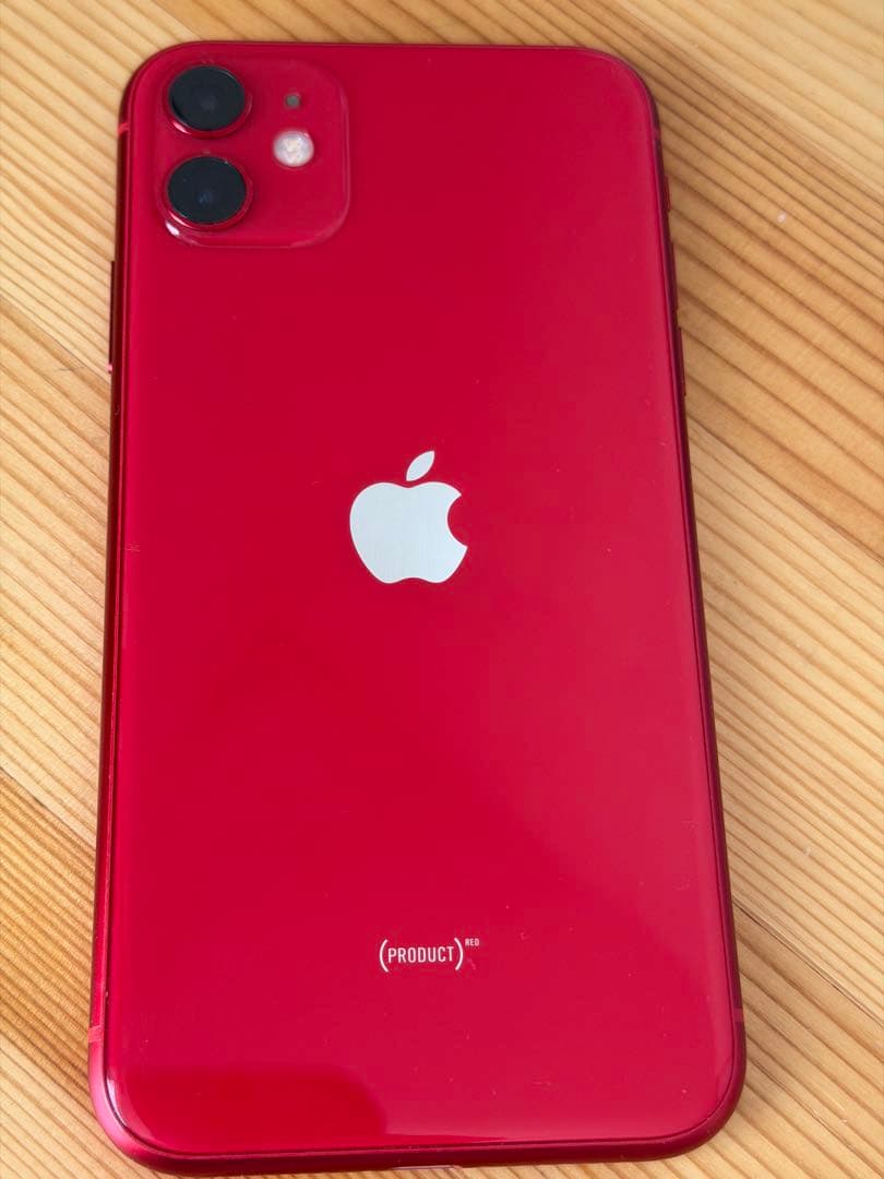 iPhone11 128GB RED simフリー
