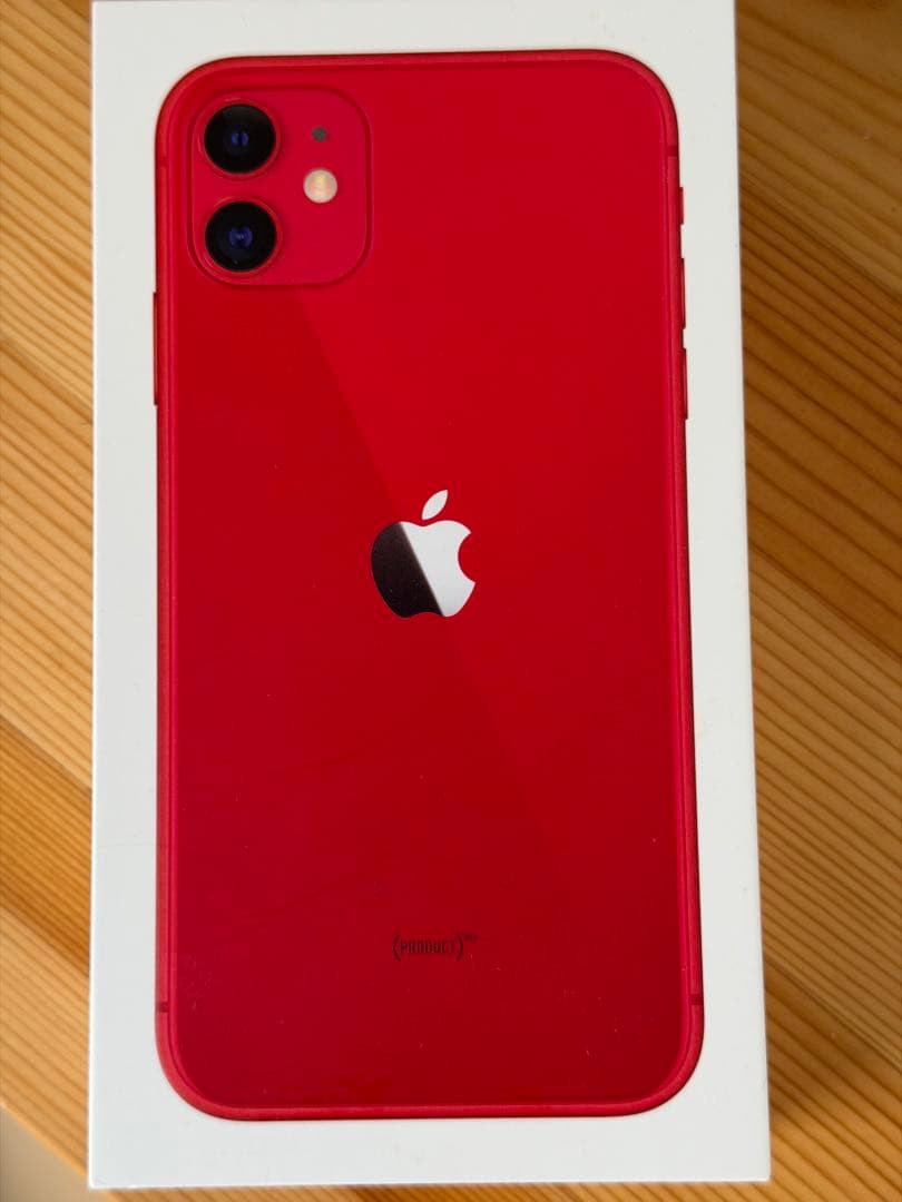 iPhone11 128GB RED simフリー