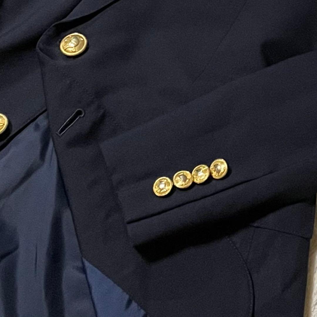 ポロ ラルフローレン 紺ブレザー T170 金ボタン 美品 テーラードジャケット