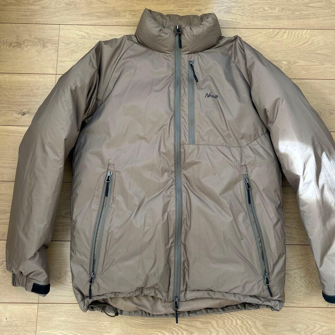 NANGA オーロラテックダウンジャケット　スタンドカラー　コヨーテ