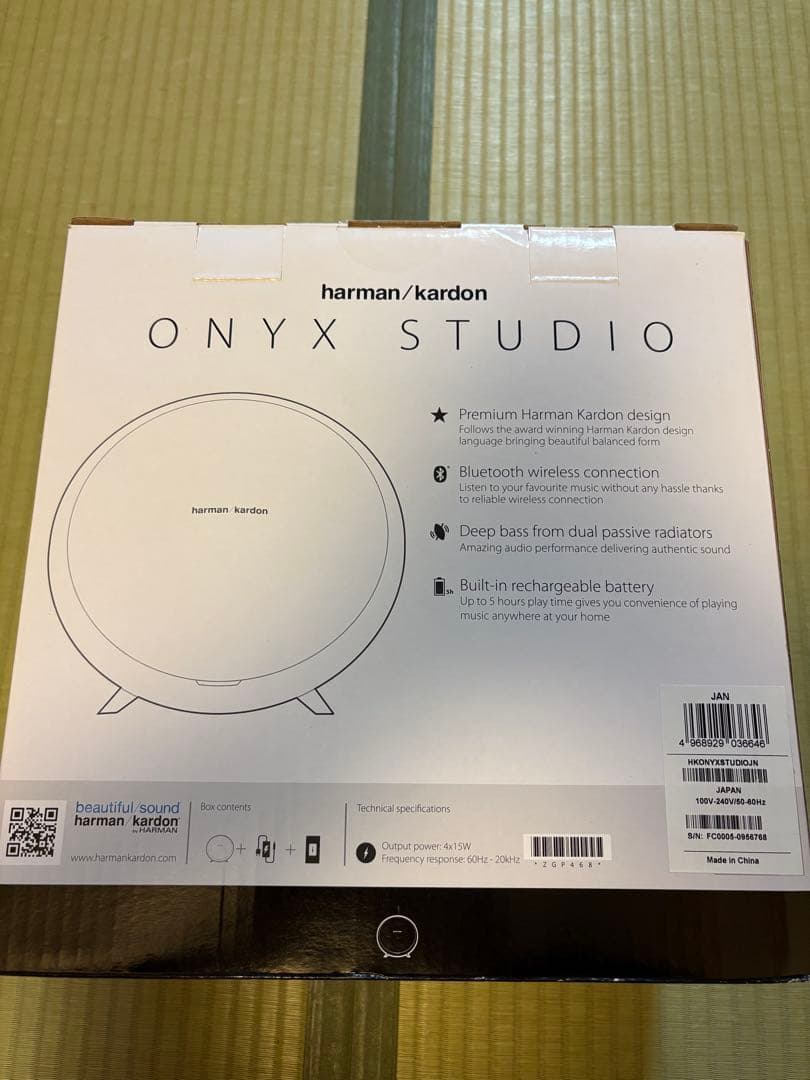 美品ハーマンカードン　ワイヤレススピーカーONYX STUDIO 1回のみの使用