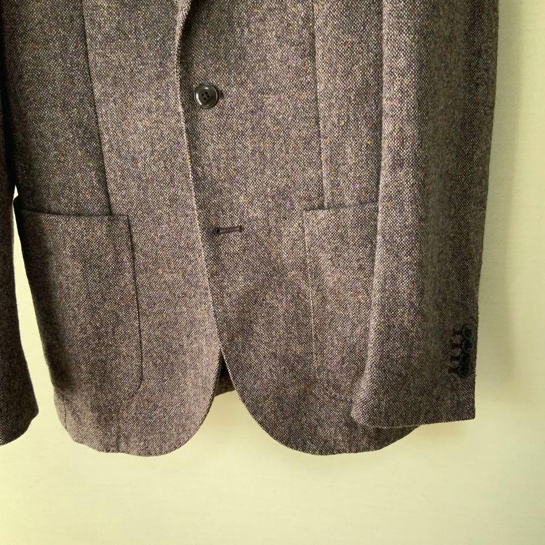 L.B.M.1911 ルビアム ウールジャケット 44ブラウン ホームスパン伊製