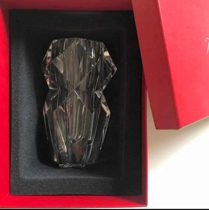 美品 希少！レア　バカラ フラワー ベース 花瓶 リージェンお花の綺麗な今!