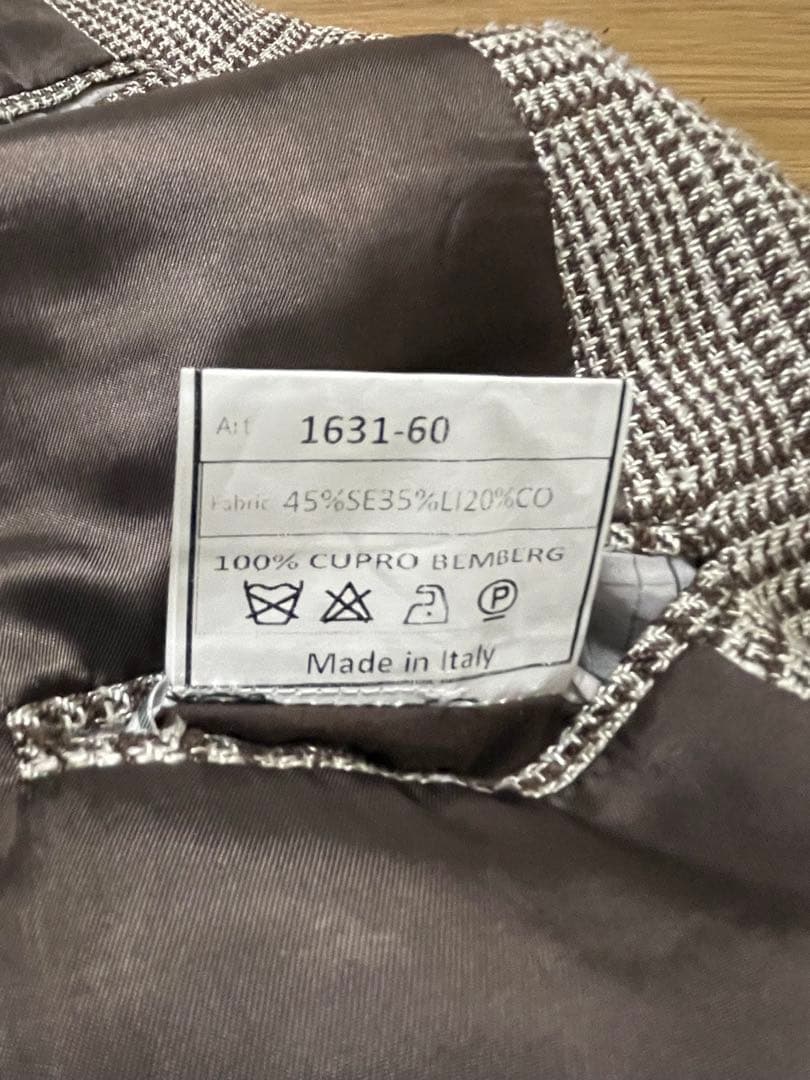 【シーズンオフ値下げ】LUIGI BORRELLI テーラードジャケット