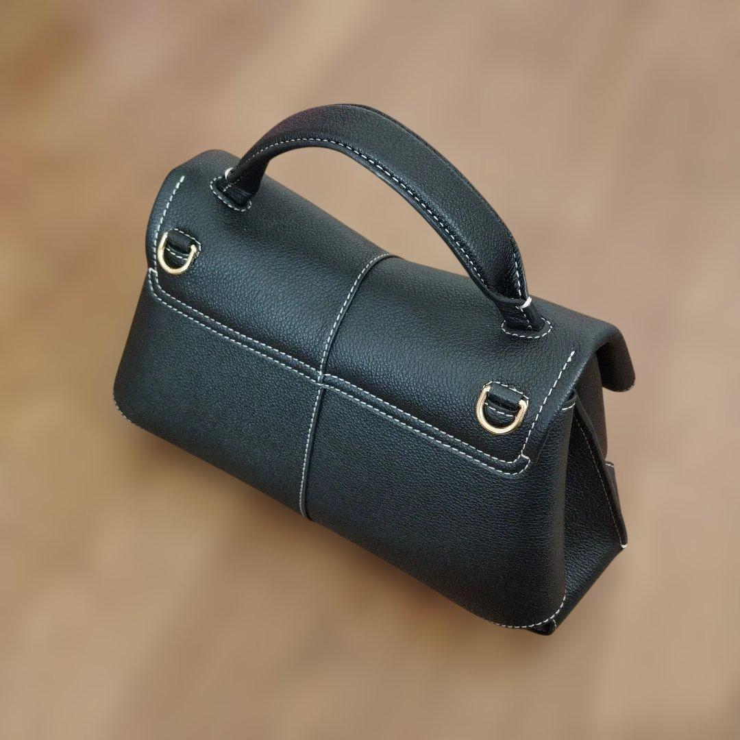 Haru様 POLENE Mokki 2WAYレザーショルダーバッグ ブラック