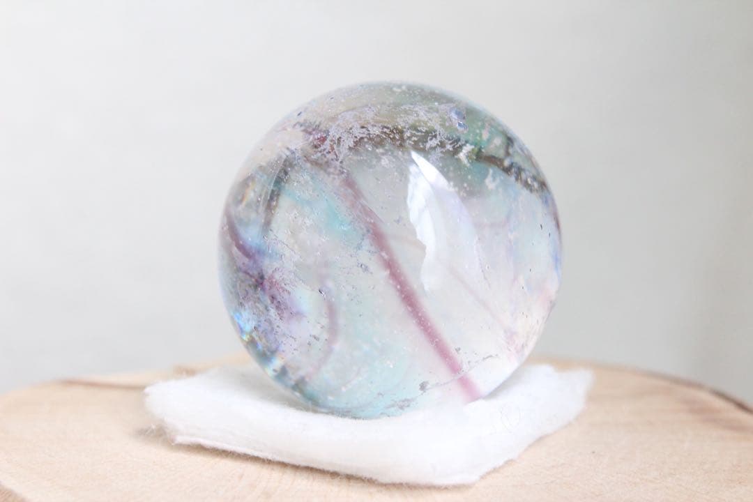 シエラネバダ産アンダラクリスタル　スフィア　マルチカラー