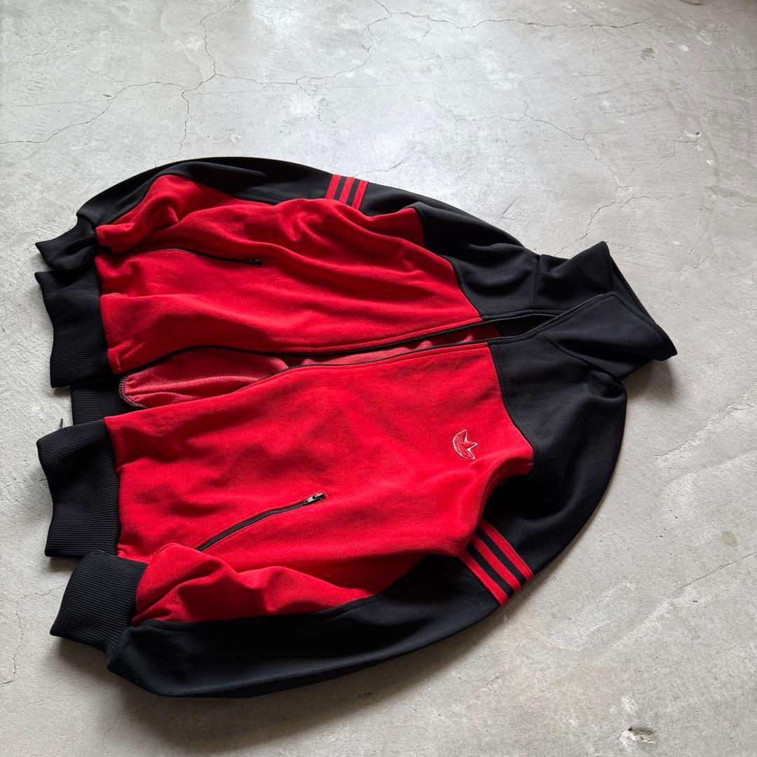【人気カラー、トラックジャケット】adidas刺繍ロゴ80s常田大希ジャージO.