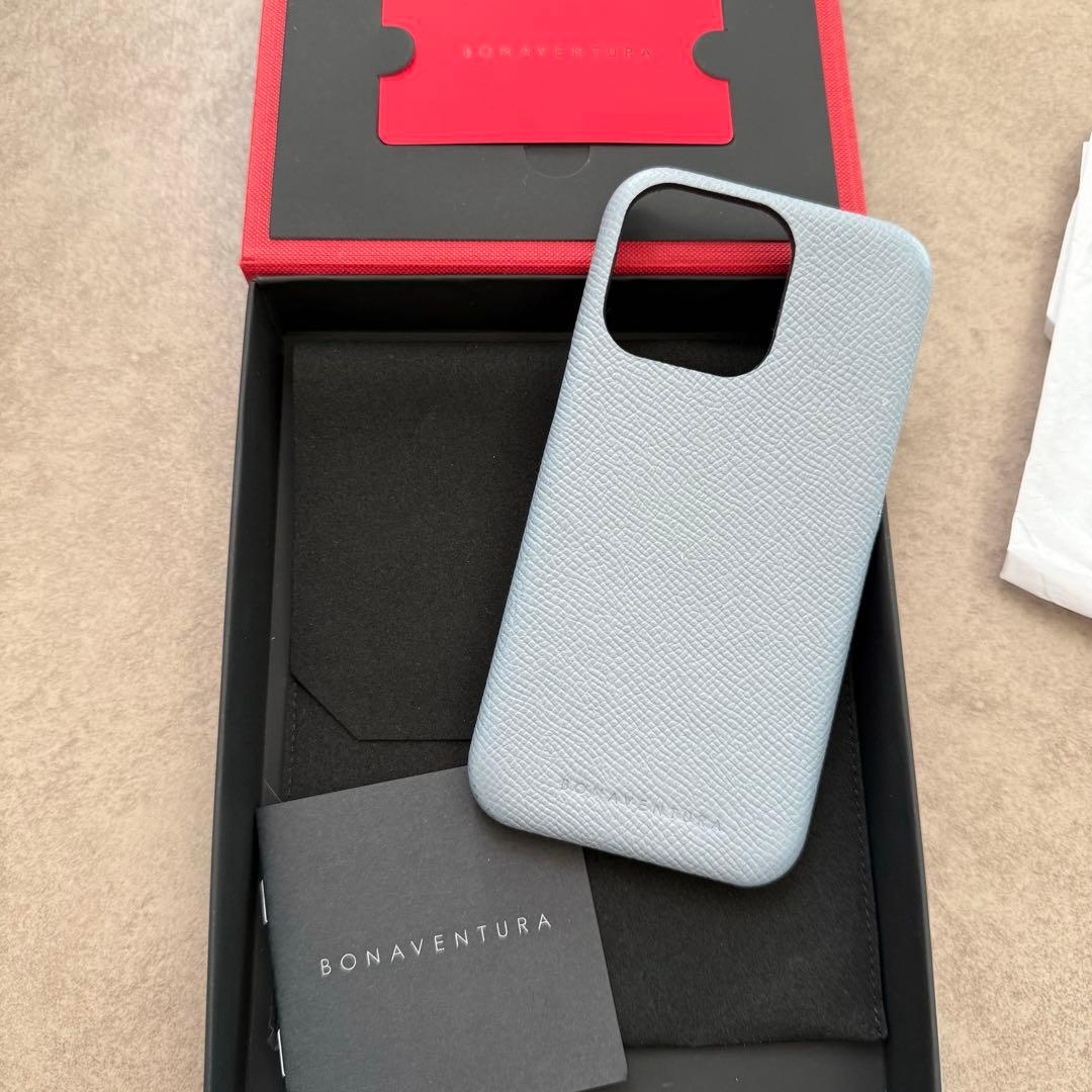 BONAVENTURA ボナベンチュラiPhone13proケース　ブルーリン