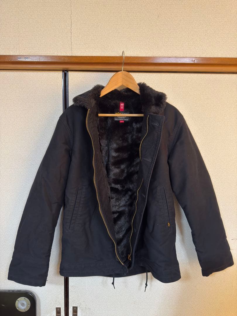 ALPHA INDUSTRIES N-1 デッキジャケット　Lサイズ　ブラック