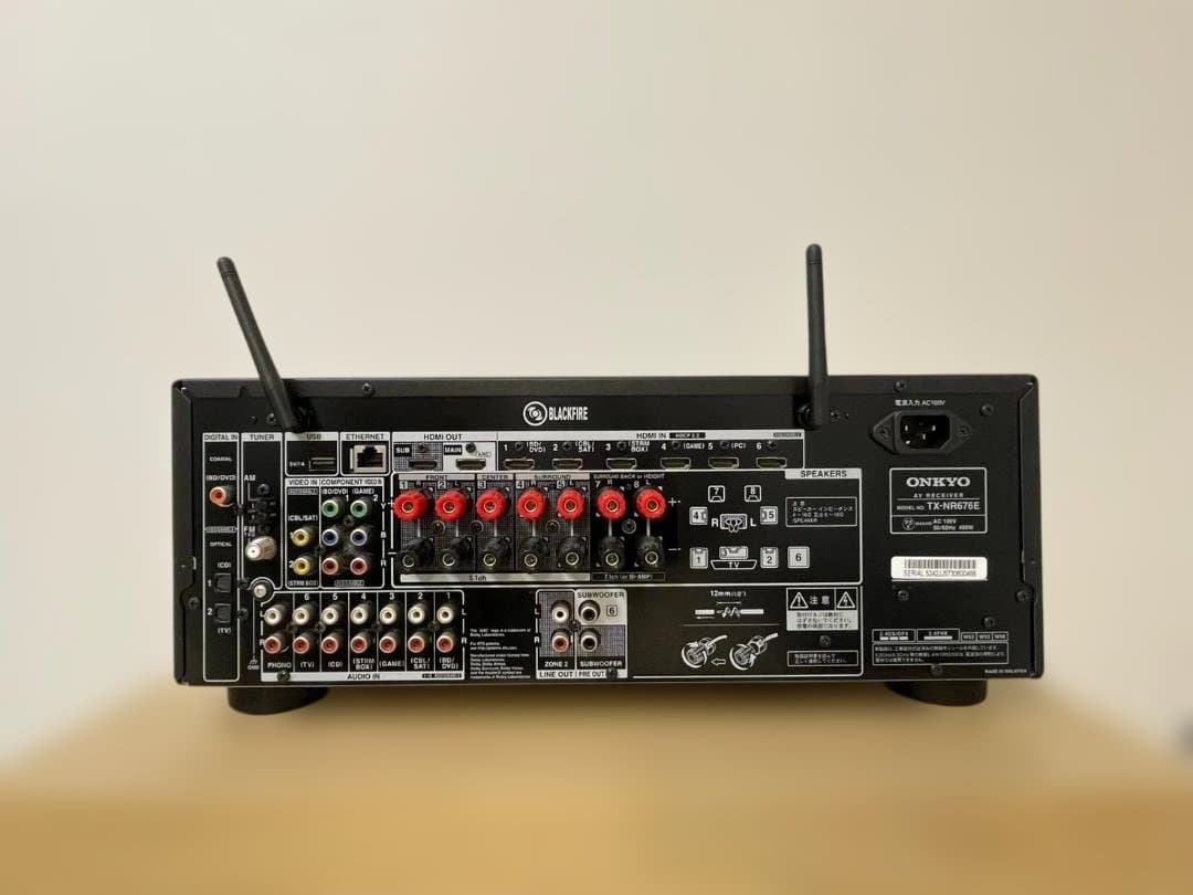 アンプ ONKYO TX-NR676E