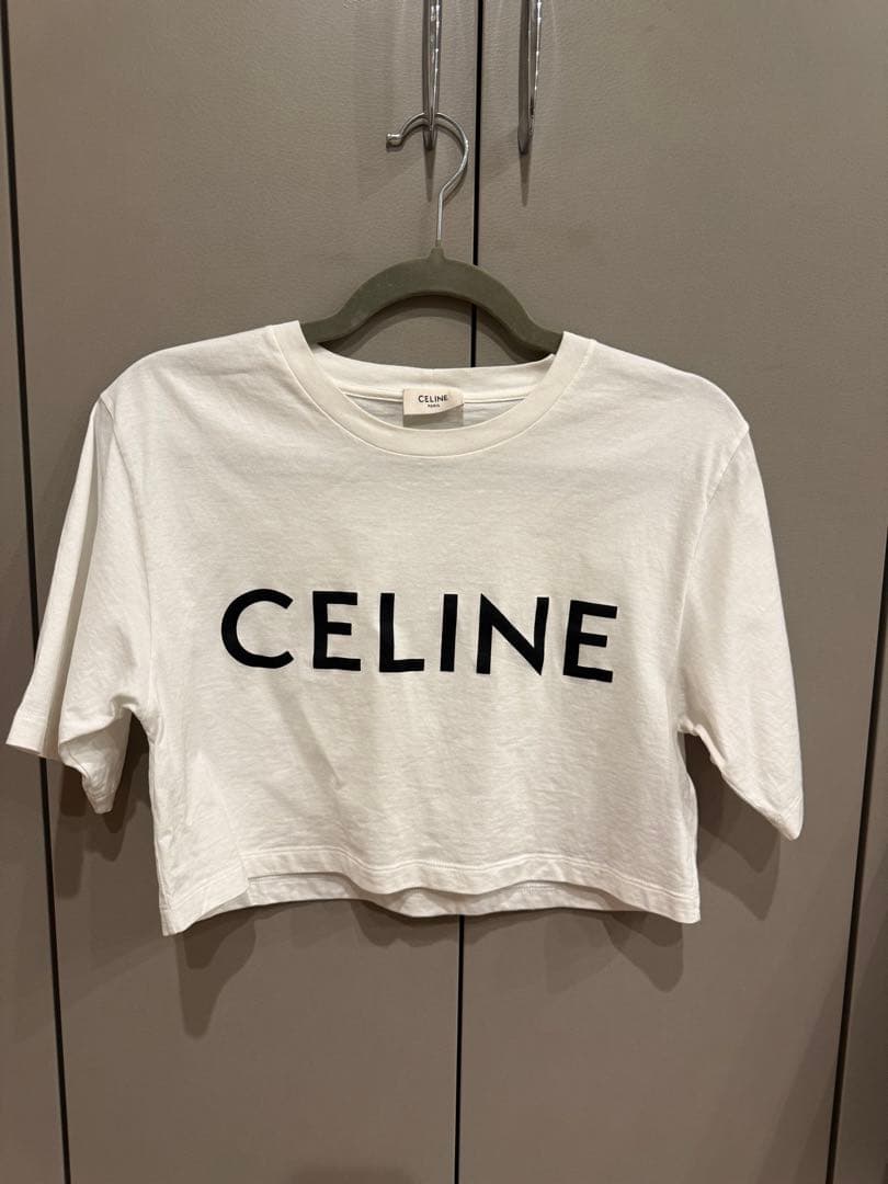 【正規購入】CELINE クロップド丈　Tシャツ