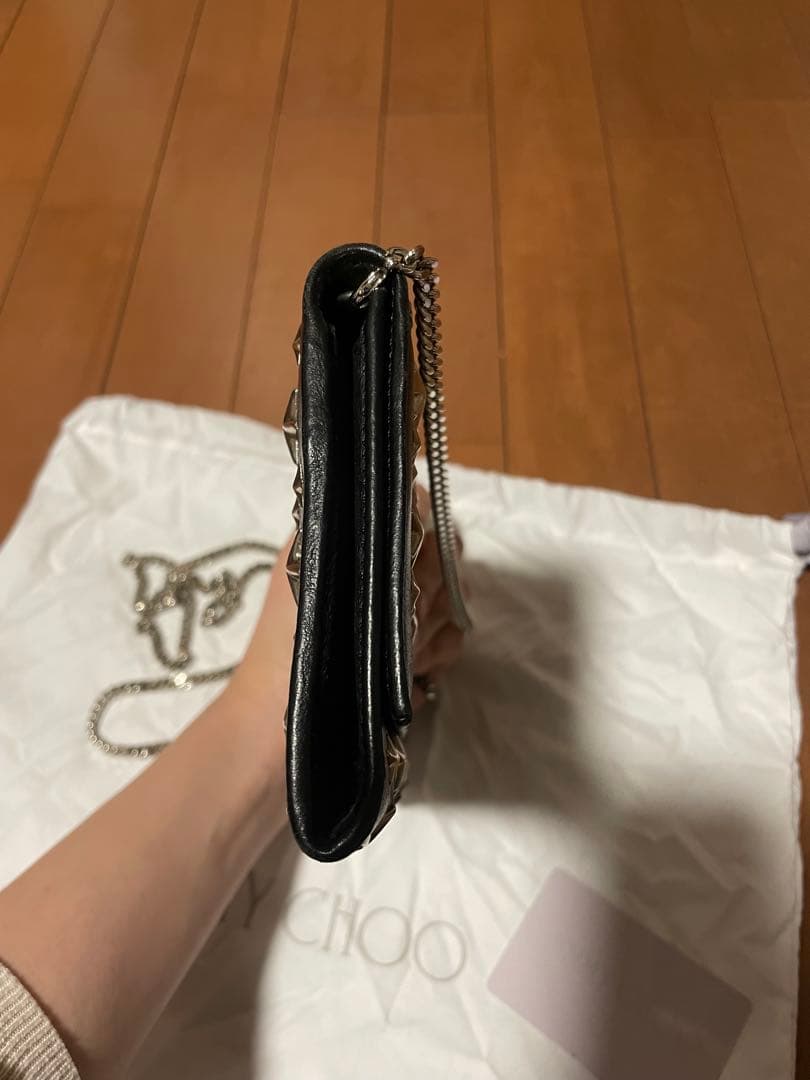 JIMMY CHOO チェーンウォレット