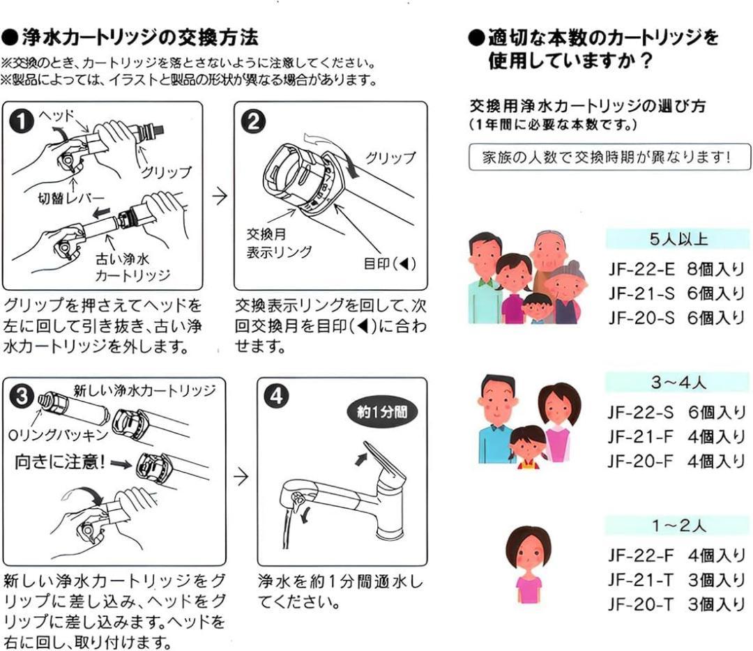 浄水器交換用カートリッジ JF-53-F 17物質除去 INAX LIXIL