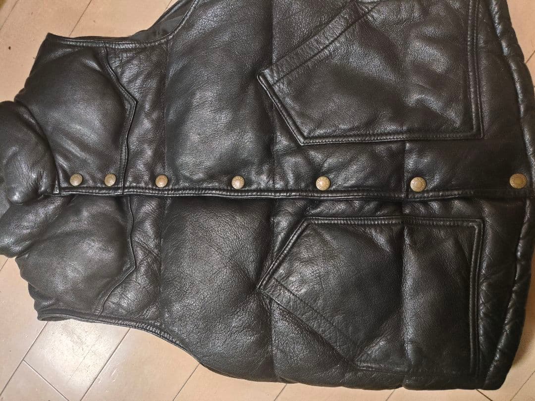JACKROSE レザーダウンベスト