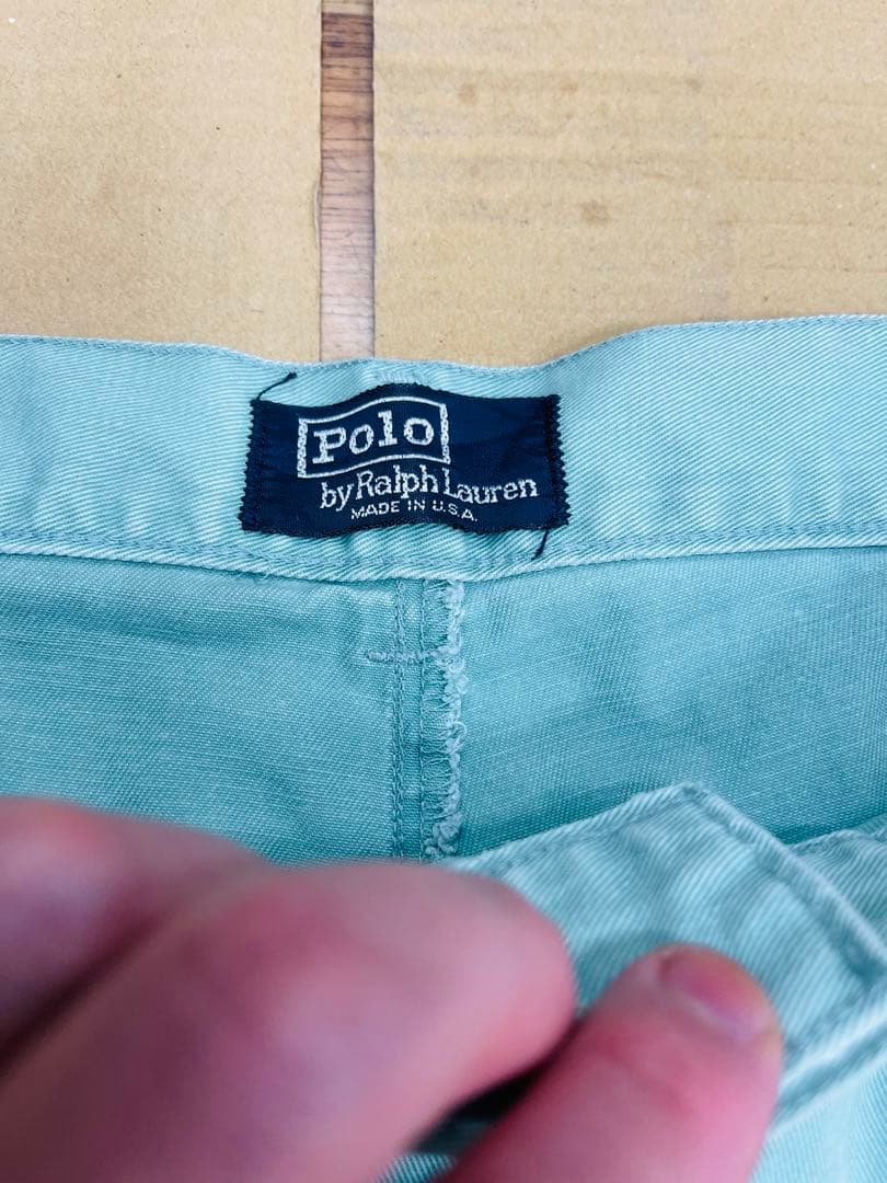 レアカラー 90s USA製 ラルフローレン ポロチノ チノパン ヴィンテージ