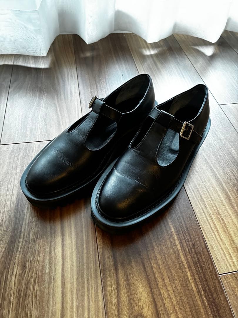 MARW UNITEDARROWS Tストラップローファー