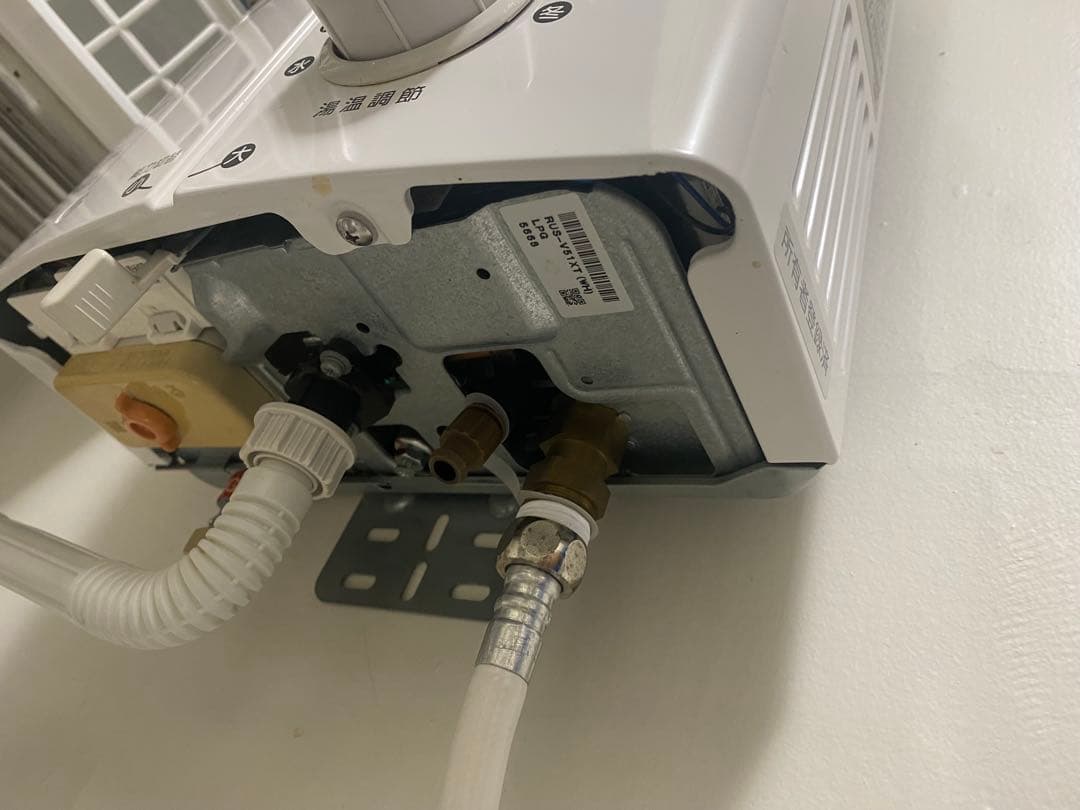 2018年製　リンナイ　LPガス　瞬間湯沸し器　RUS-V51XT