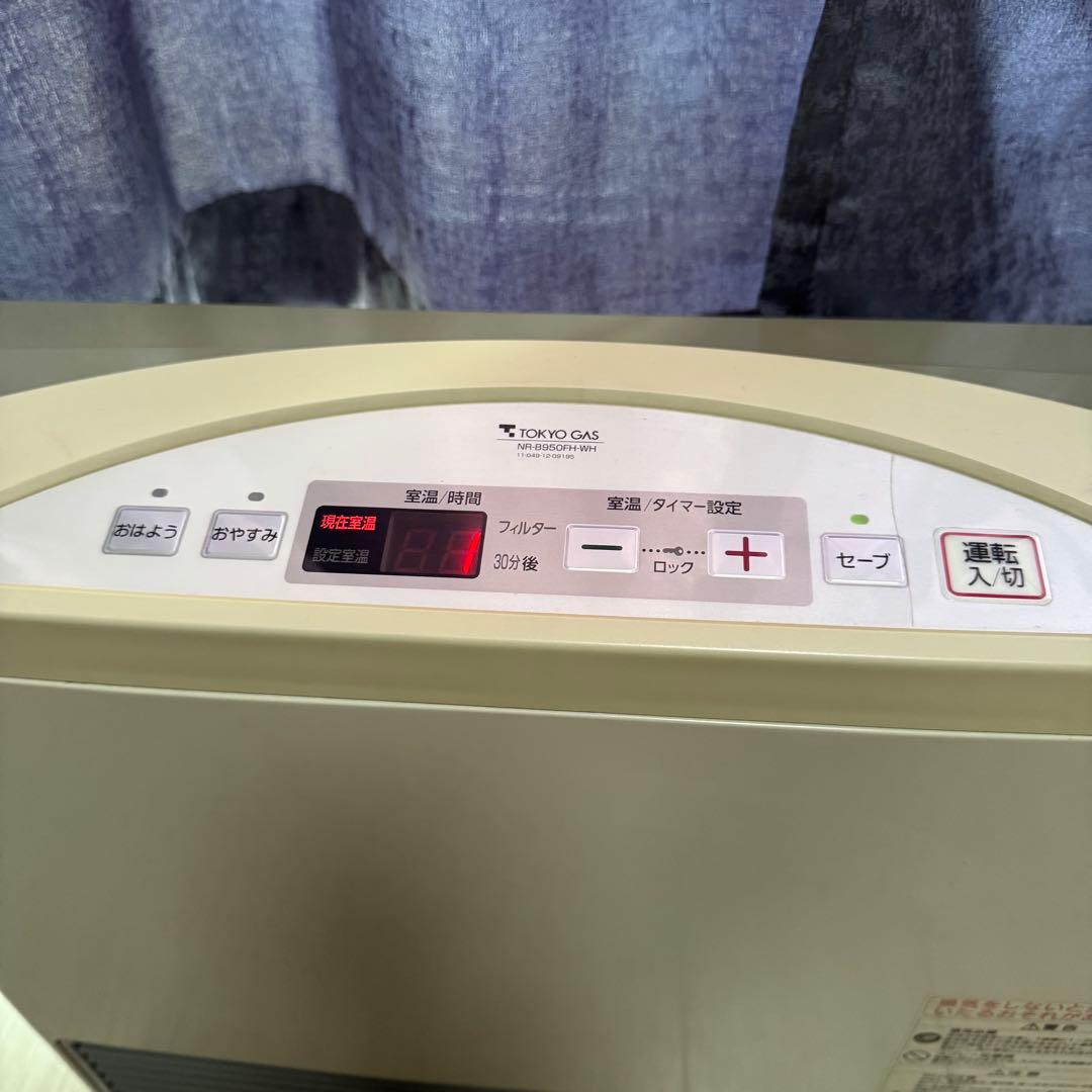 【動作品】ノーリツ ガスファンヒーター NR-B950FH-WH 東京ガス