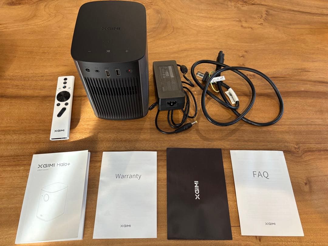 XGIMI Halo+ モバイルプロジェクター ほぼ未使用 箱なし 付属品完備