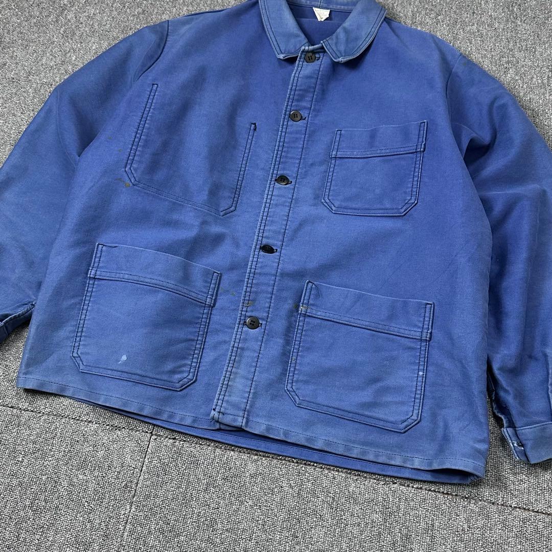 フランス製 モールスキン カバーオール フレンチワークジャケット