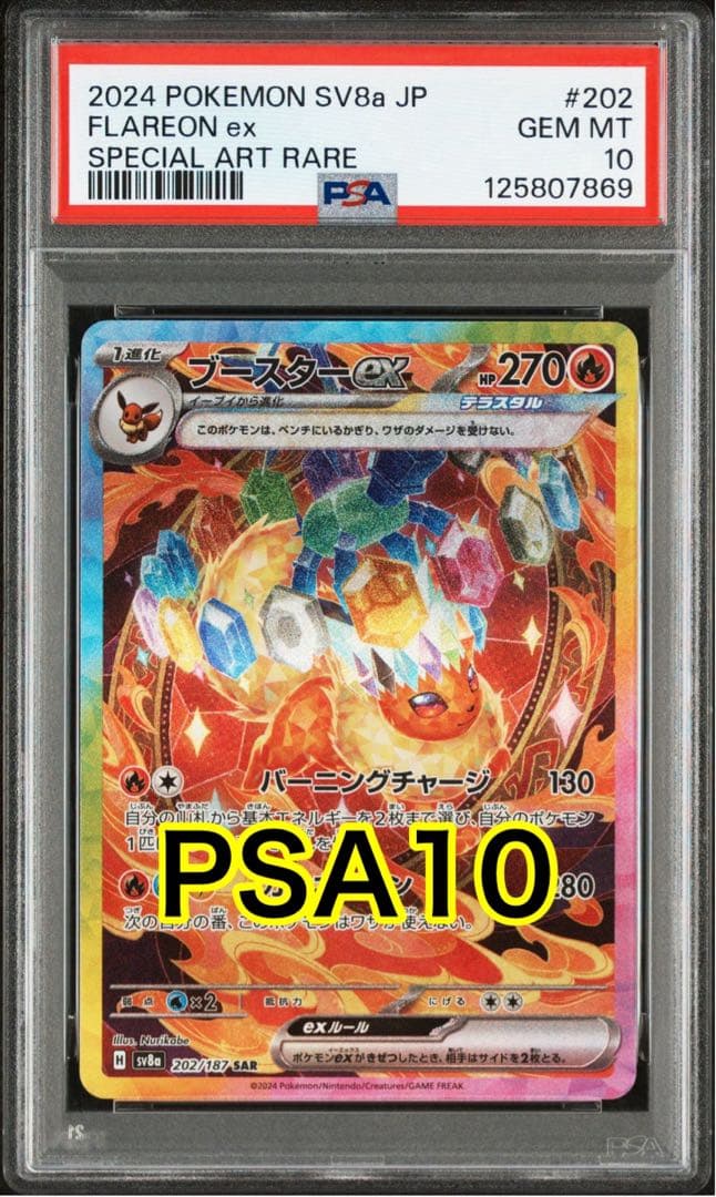 【最高評価PSA10】 テラスタルフェスex ブースターex SAR