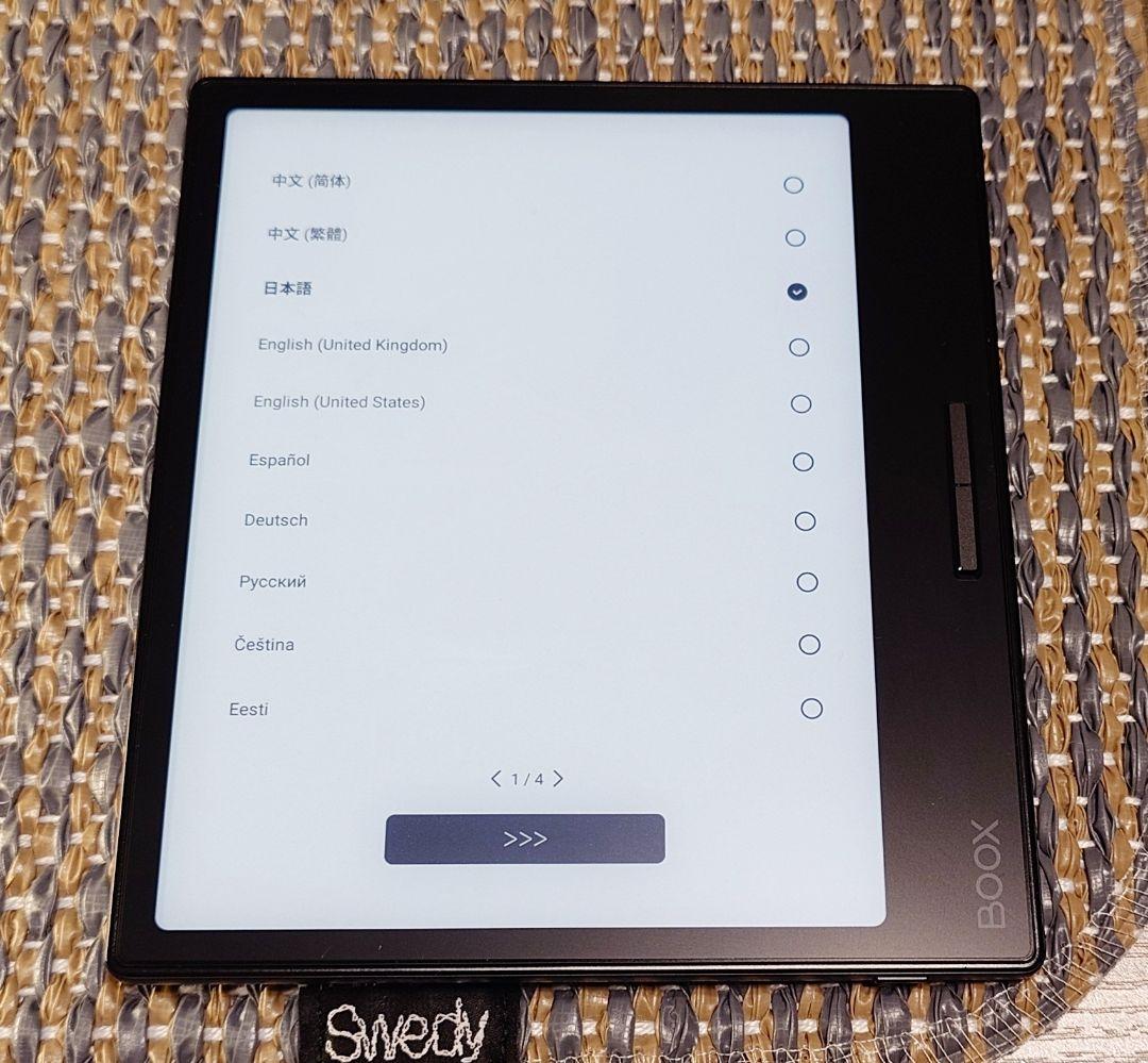 BOOX Page (7inch電子書籍リーダー)