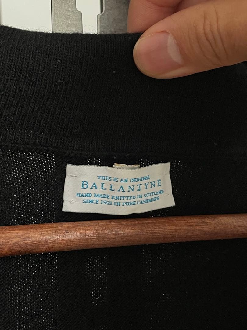 90s Ballantyne スコットランド製　カシミヤ　ヴァルーズ　ニット